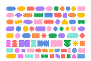 350 VECTOR GEOMETRIC SHAPES SET, an Object Graphic by craftlove (Thumbnail 2 of 4)