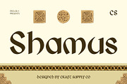 CS Shamus – Uncial Font, a Sans Serif Font by Craft Supply Co. (Thumbnail 1 of 8)