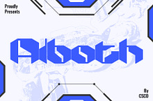Alboth – Futuristic Typeface