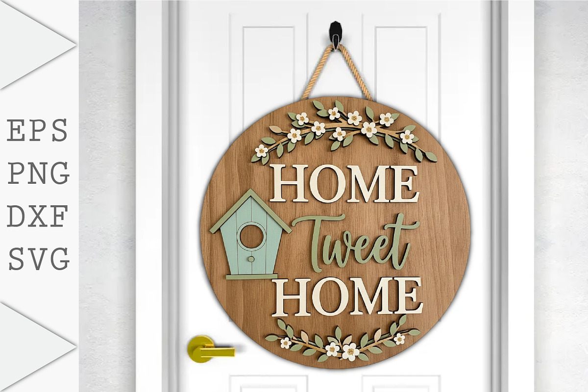 Spring Round Signs Laser Cut, a Texture Graphic by Libby Wishes (Photo 1 of 3)