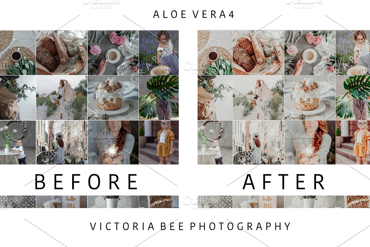 5 Mobile Presets ALOE VERA, an Action Add-On by Victoria Bee Presets (Photo 8 of 10)