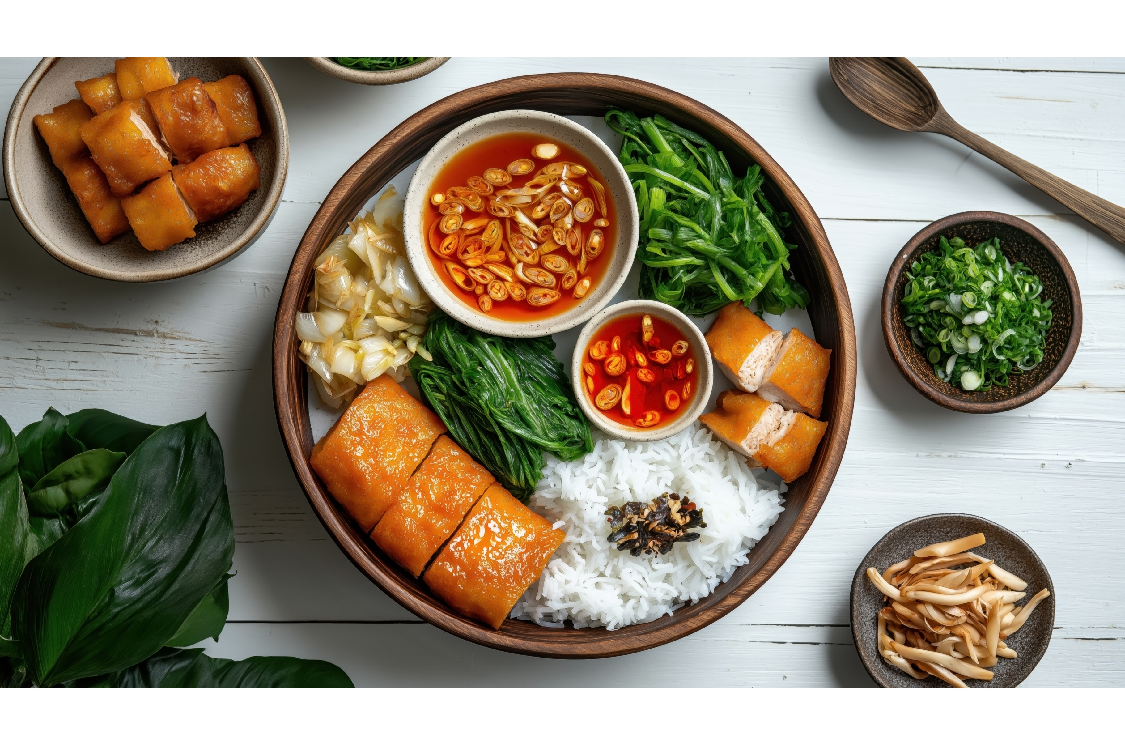 Nasi Ulam - traditional Malaysian, a Food & Drink Photo by Sergey Kotenev