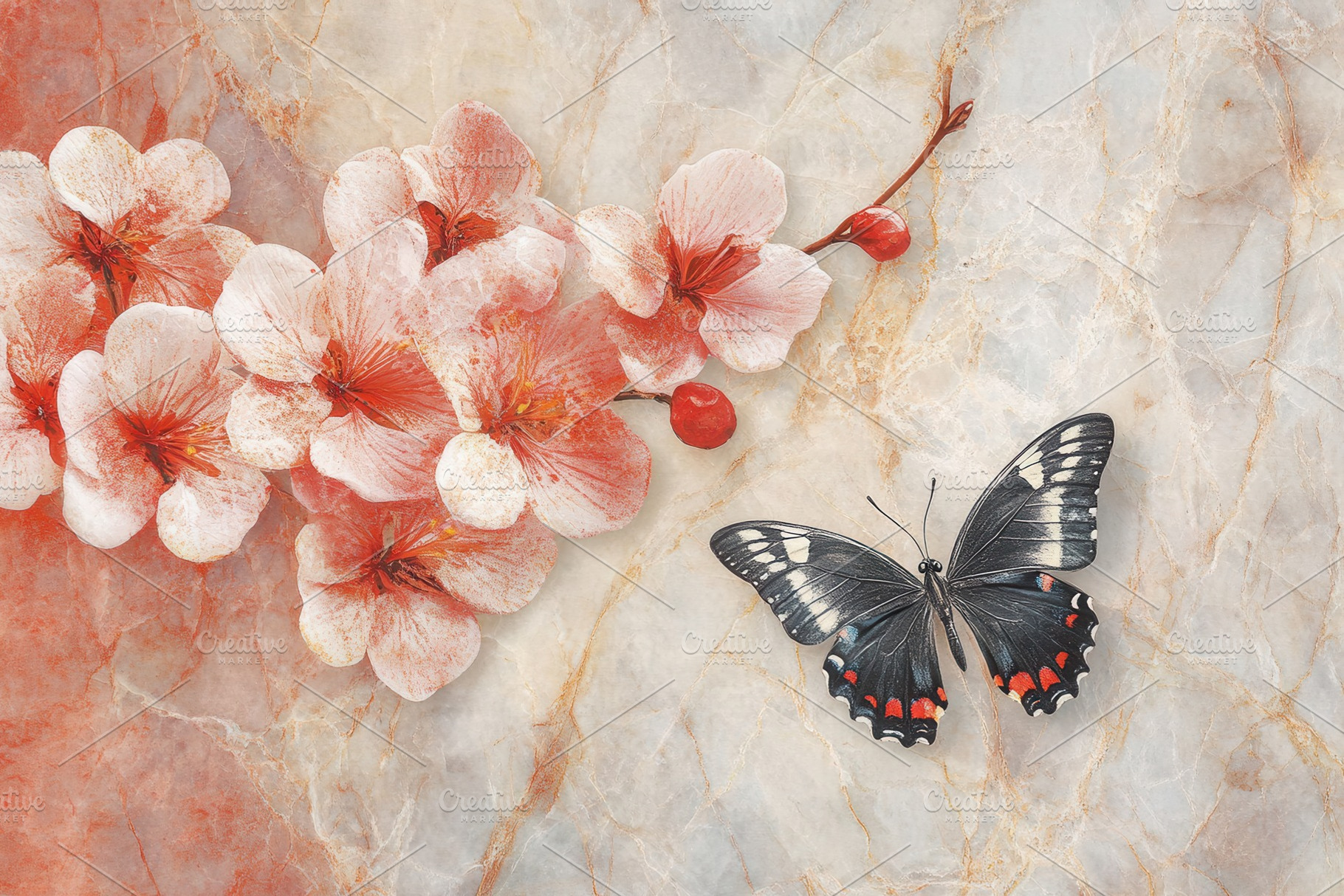 Charm to your space with marble art, a Photo by Pavel_design