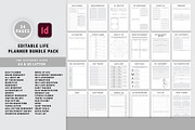 Life Self Help Planners InDesign, a Stationery Template by MNT-Creator (Thumbnail 1 of 10)