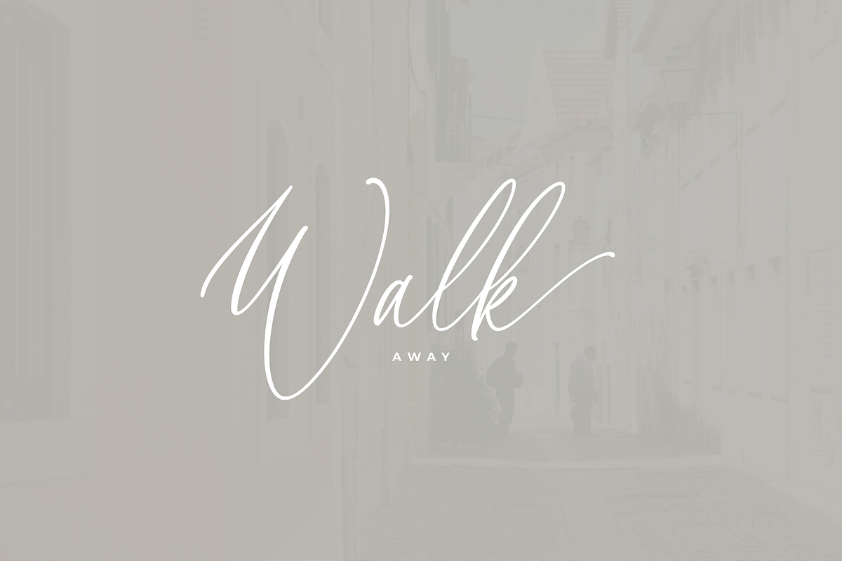 Willion Calligraphy Font preview 7