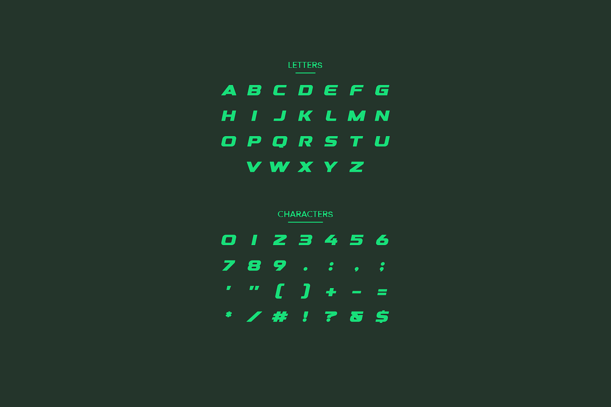 Cornero - Modern Sport Typeface, a Sans Serif Font by Letterna (Photo 3 of 4)