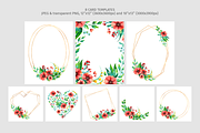 Spring flowers, watercolor clipart, an Illustration by Valin Malin (Thumbnail 12 of 14)