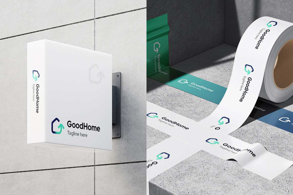Home Service Logo Template, a Branding & Logo Template by Dipak Dheer (Photo 5 of 6)