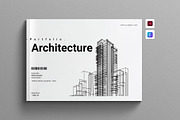 Architecture Portfolio Template, a Brochure Template by Work-Envance (Thumbnail 1 of 10)