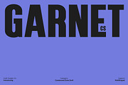 CS Garnet – Condensed Font, a Sans Serif Font by Craft Supply Co. (Thumbnail 1 of 8)