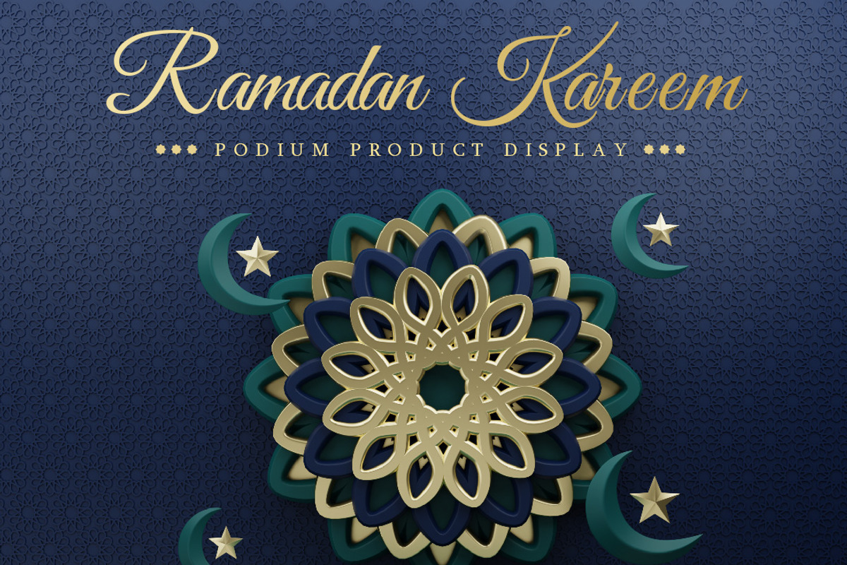 Luxury And Colorful Ramadan Podium, a Templates & Theme by Font De Rico (Photo 2 of 10)