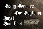 Marosdiac - Modern Blackletter Font, a Blackletter Font by Dhabee (Thumbnail 6 of 15)
