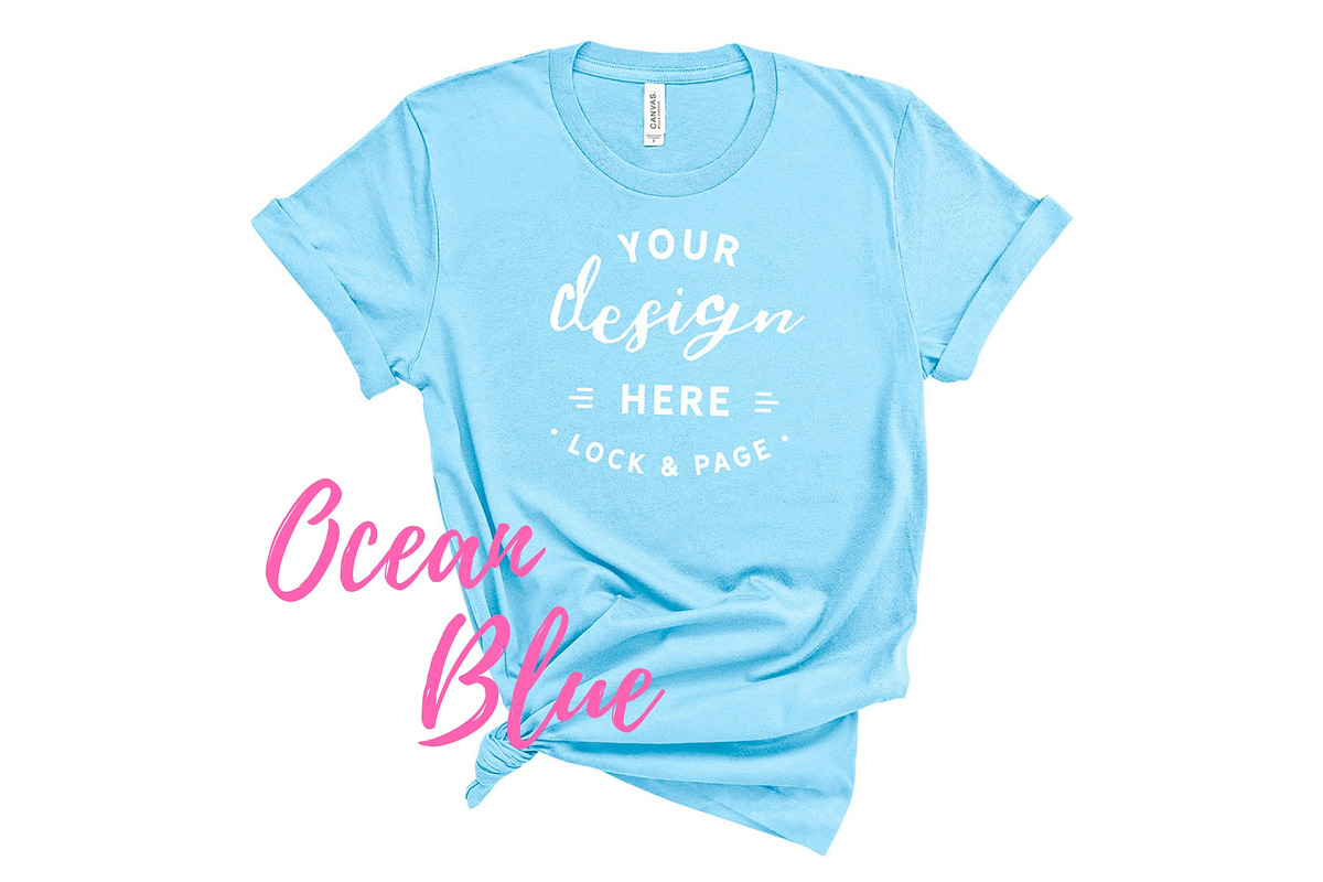 Bella Canvas TShirt Mockups On White, a Shirt Mockup by lock and page (Photo 58 of 92)