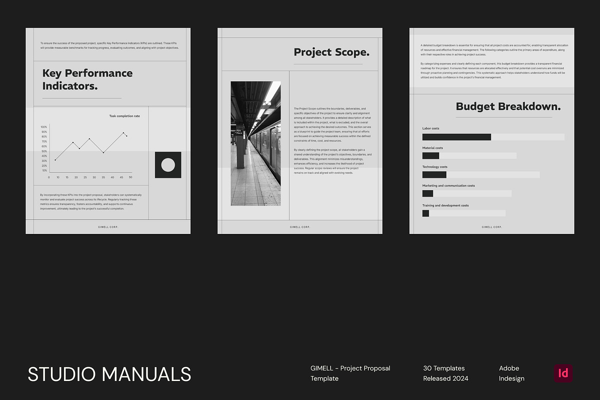 GIMELL - Project Proposal Template, a Social Media Template by Studio Manuals (Photo 4 of 8)