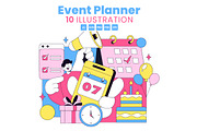 10 Event Planner Illustration, a Work Illustration by denayunebgt (Thumbnail 1 of 4)