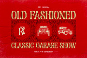 Cloverside - Vintage Label Font, a Symbol Font by ikiiko (Thumbnail 2 of 7)