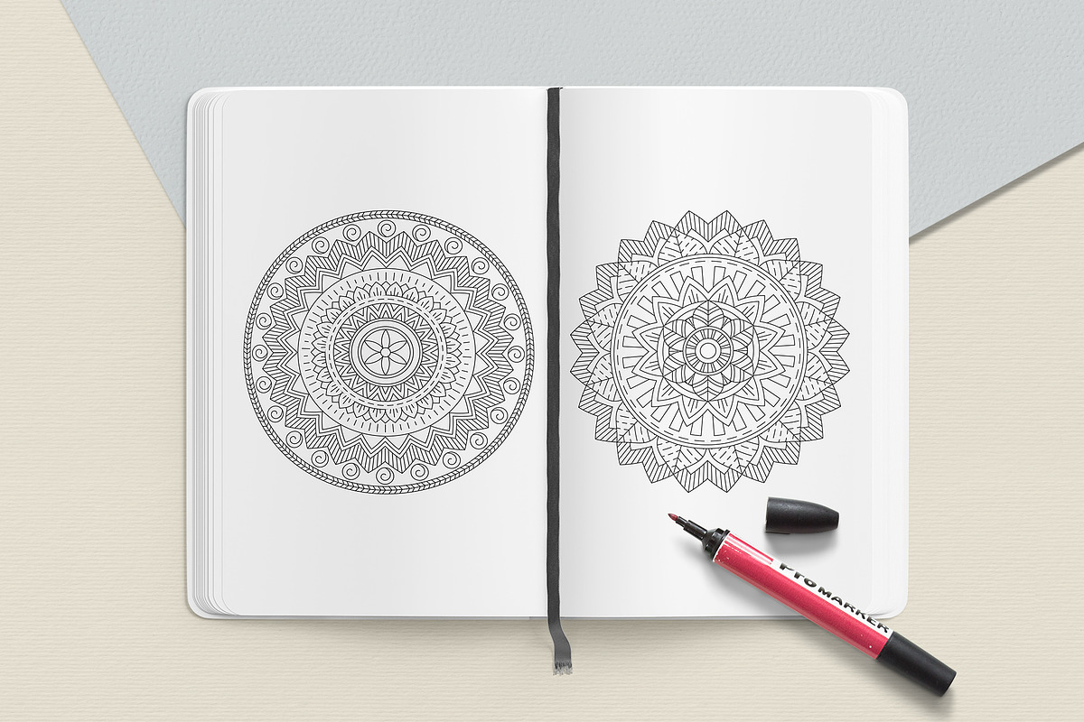 Ethnic Mandala Coloring Book, a Graphic by MISTstudioDesign (Photo 4 of 8)