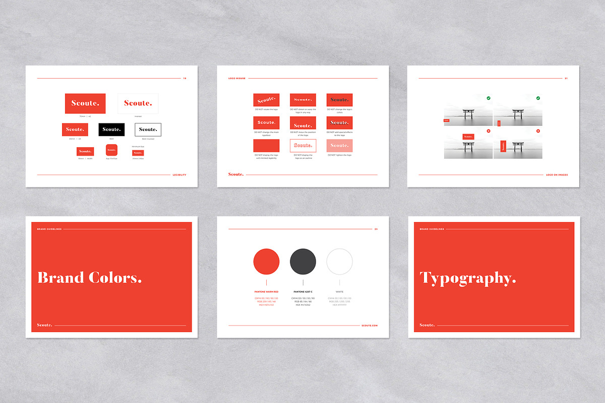 Brand Guidelines Template, a Brochure Template by Andre28 (Photo 6 of 9)