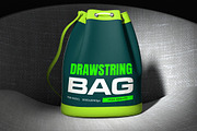Drawstring Bag Mockup, a Mockup by Mockupnine (Thumbnail 2 of 5)
