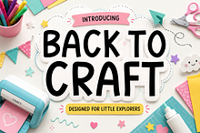 Back To Craft- Cute Handwritten Font