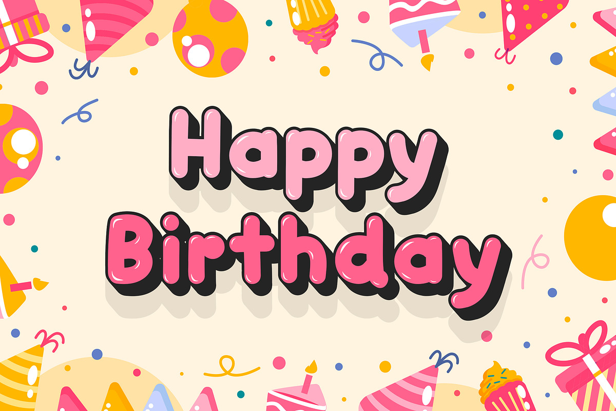 Balloon Font Family, a Font by Lollipop Hand Drawn (Photo 3 of 7)
