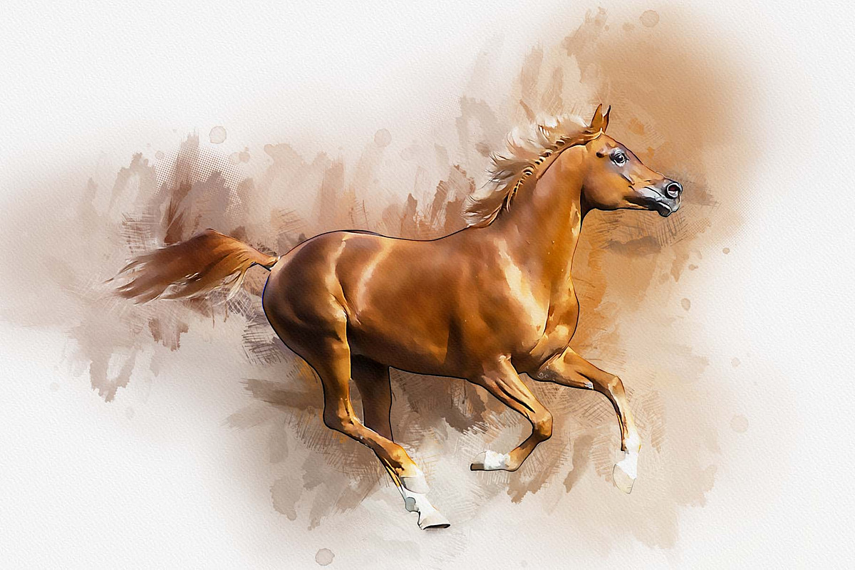 Mixed Media Art Photoshop Action, an Action Add-On by MRI STUDIO (Photo 4 of 11)
