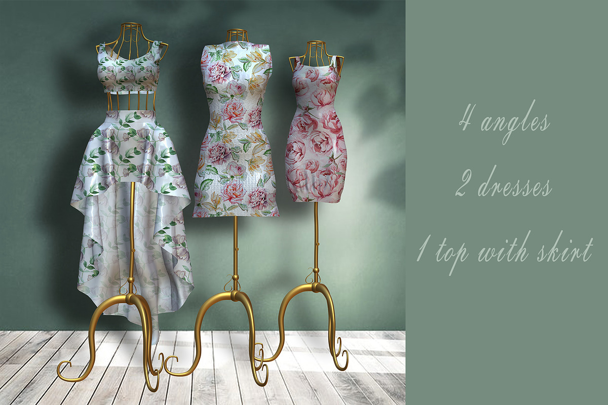 Clothing / Fashion / Dress Mockup, a Print Template by AnastasiyaOleynik (Photo 2 of 4)