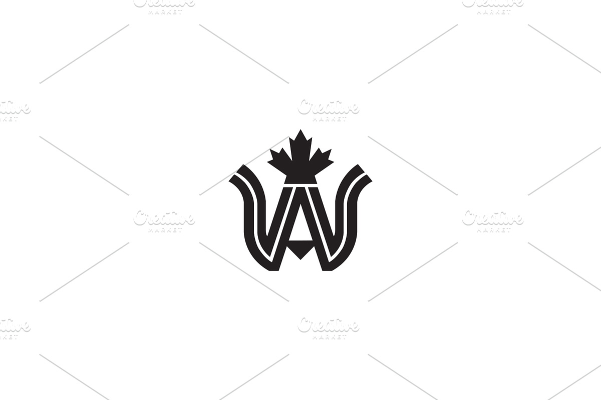 WA AW Logo, a Branding & Logo Template by Creative_Graphic
