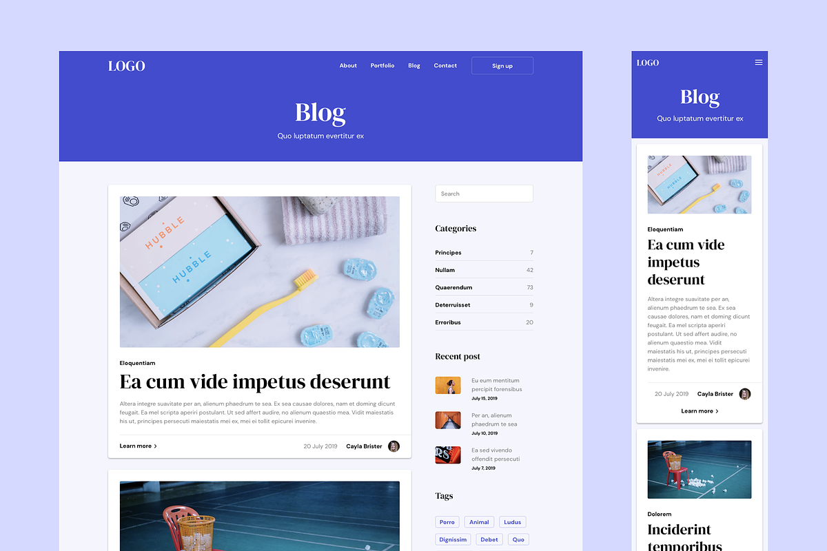 RETEM – Responsive Templates, a Landing Page Template by laaqiq (Photo 9 of 25)