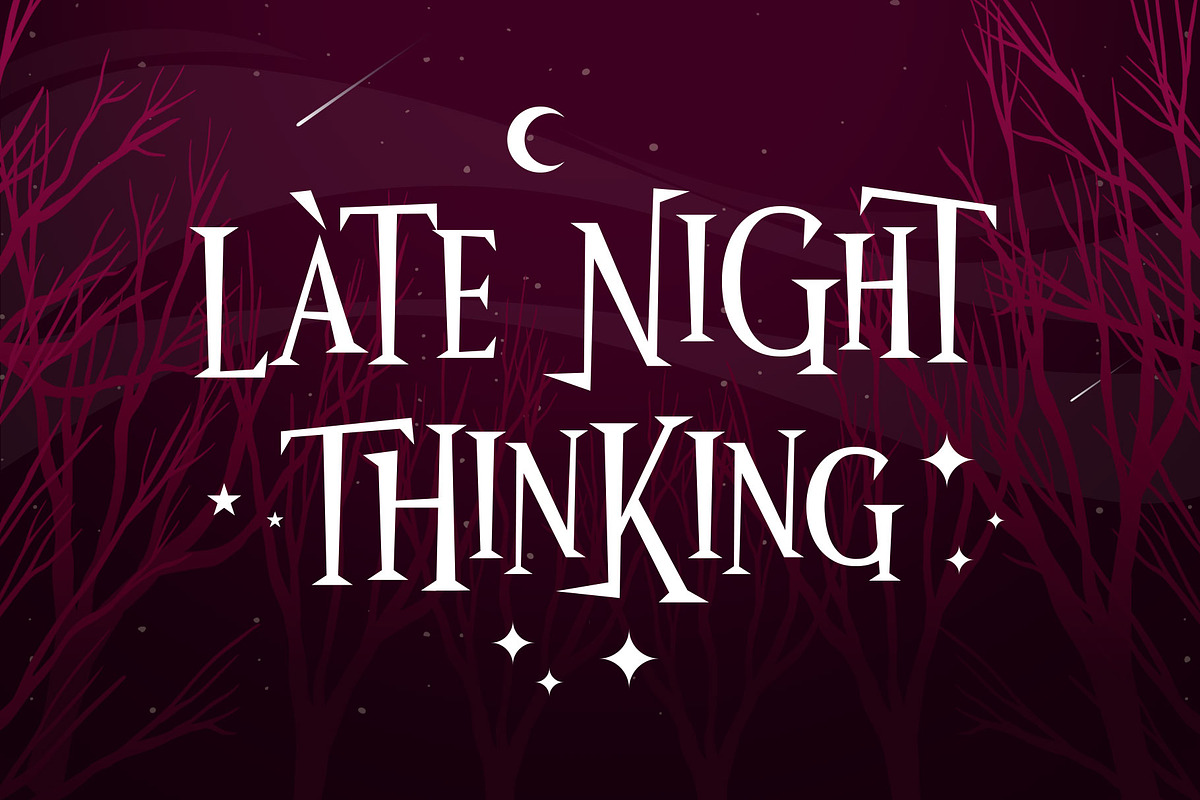 Wonder Night, a Serif Font by Arterfak Project (Photo 2 of 12)