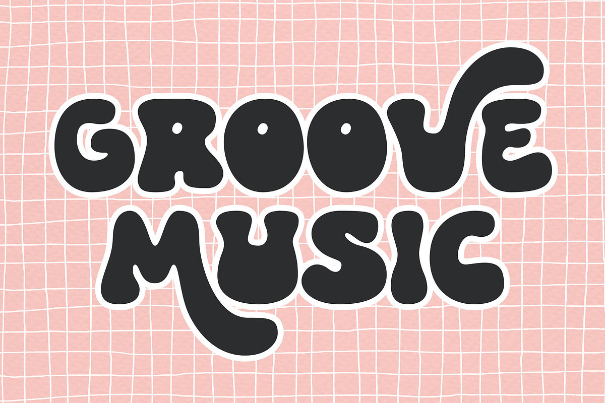 Pretty Kelly - Groovy Display font, a Handwritten Font by Dryy.type (Photo 7 of 9)