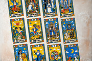 Sunny Doodle Yellow Tarot Cards, a Decorative Illustration by ThatsDesignArt (Thumbnail 7 of 10)