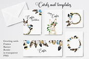 Happy easter. Watercolor collection, an Illustration by made by Tanya (Thumbnail 2 of 4)