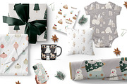 Merry Christmas Clipart Vector Set, an Animal Illustration by Pati Paints (Thumbnail 16 of 17)