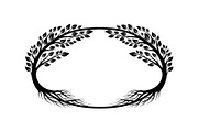 Nature Wreath Frame Vector Bundle, an Illustration by jahid234 (Thumbnail 10 of 51)