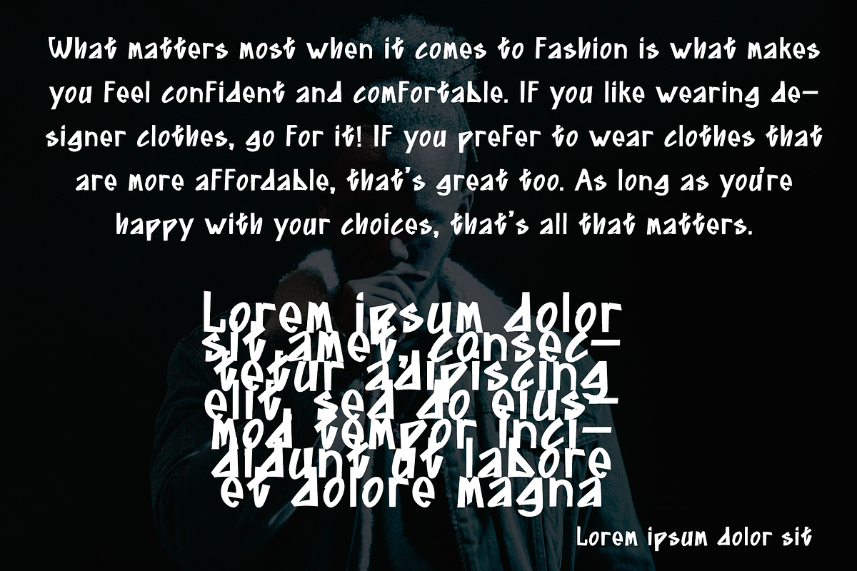 Black Mother - Music font, a Sans Serif Font by portype (Photo 5 of 6)