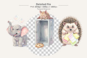 Grumpy School Animal Sublimation, an Illustration by Artnoy (Thumbnail 3 of 8)