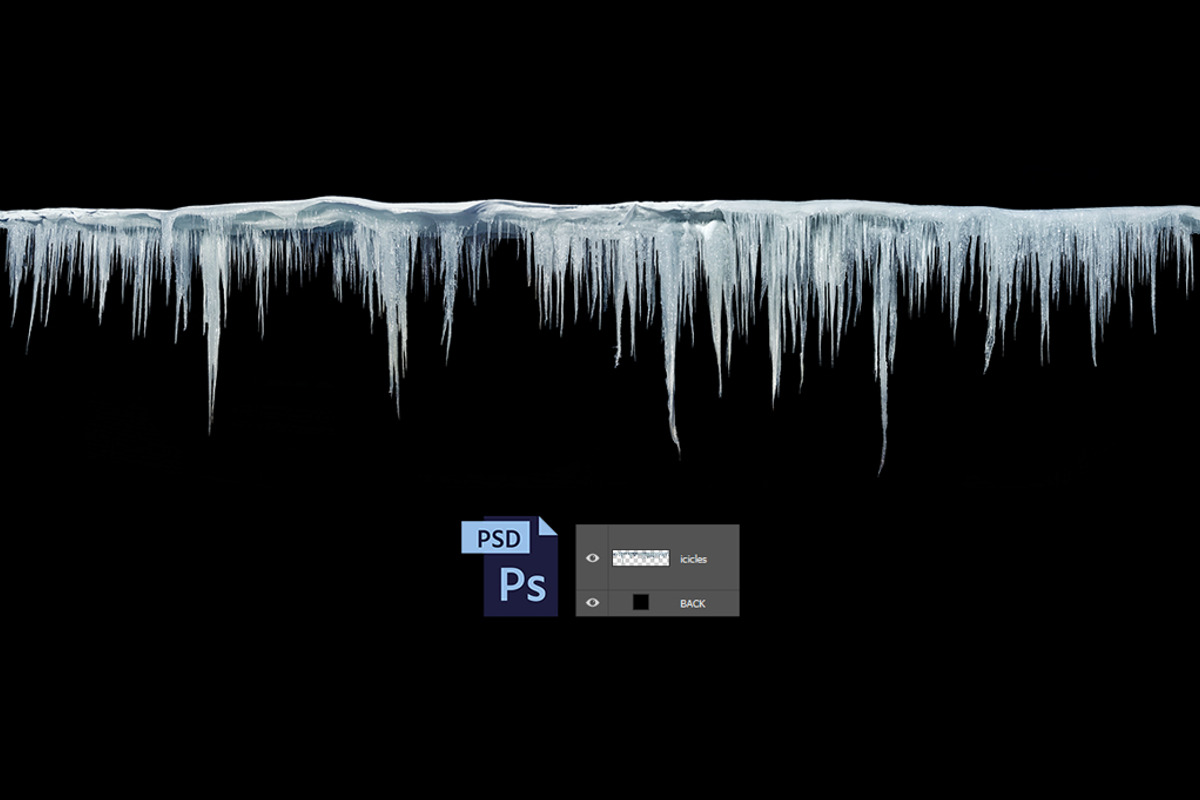 Icicles isolated from background, a Nature Photo by Countryside life (Photo 15 of 22)