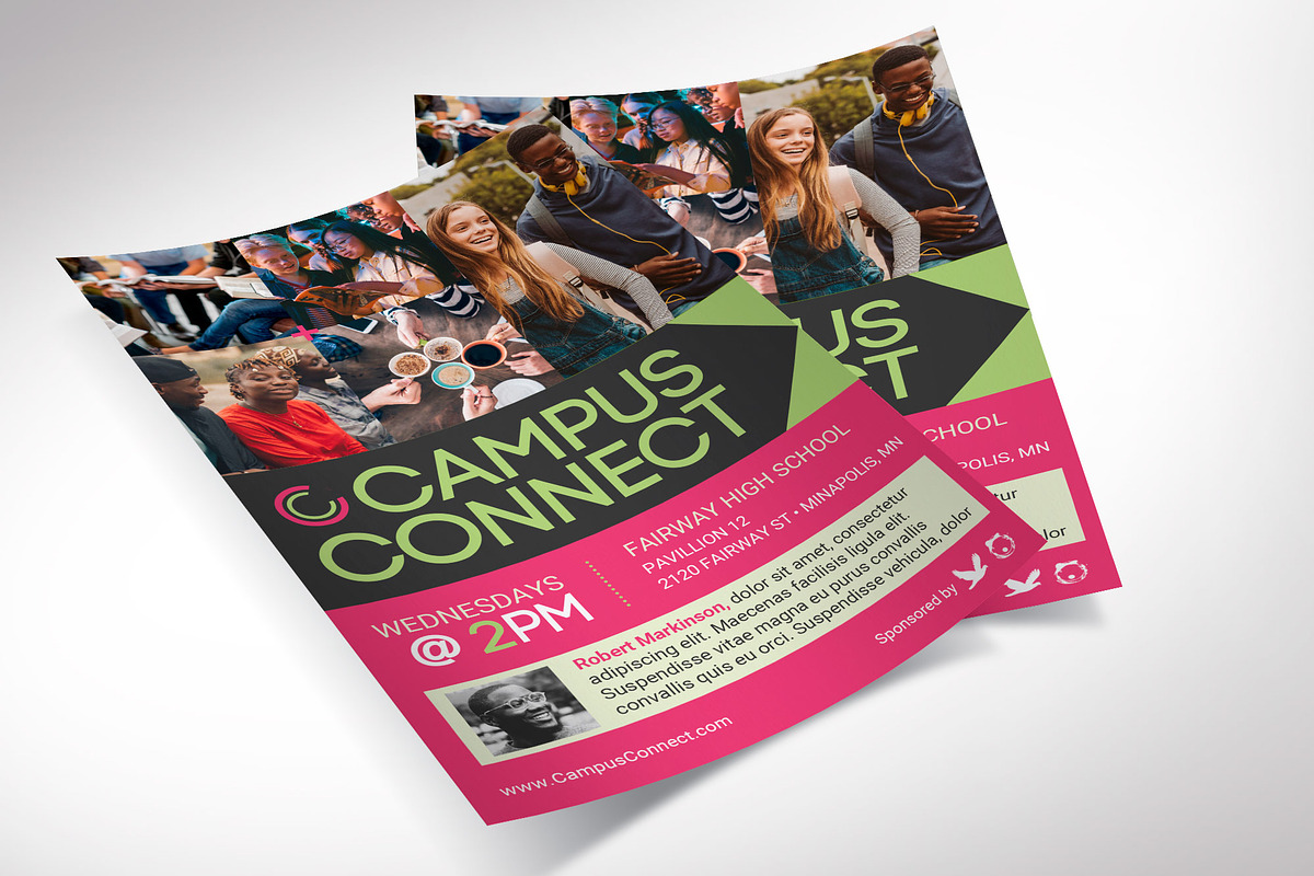 Campus Connect Flyer Template