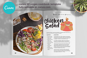 Canva Salad Recipes Cookbook Templat, a Magazine Template by DeLaGranSiete (Thumbnail 7 of 11)