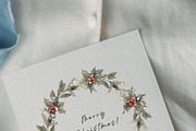 Watercolor Woodland Christmas, an Animal Illustration by Jenteva Art (Thumbnail 5 of 14)