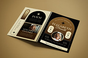 Gold Geometric Funeral Program, an Invitation Template by graphicook (Thumbnail 3 of 3)