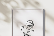 Coquette Easter Outline Bundle, a Seasonal Illustration by TitaLivingArt (Thumbnail 9 of 10)