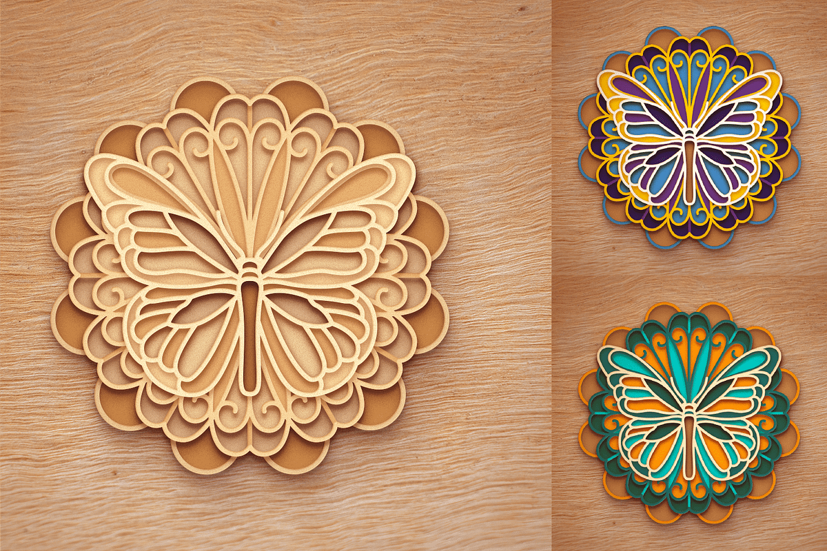 10 Animal Mandalas Set - Laser cut, an Object Graphic by Arshad Ali (Photo 13 of 22)