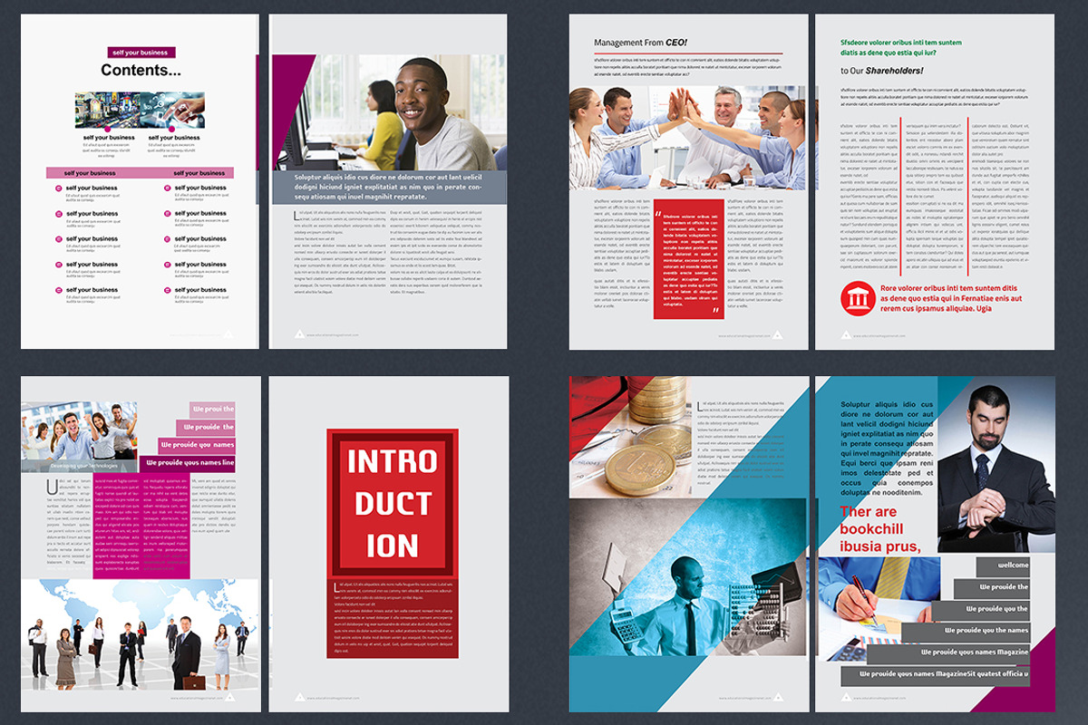 Magazine Template, a Magazine Template by artico