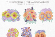 The Magic of Autumn Collection, a Seasonal Illustration by GVGraphics (Thumbnail 4 of 13)