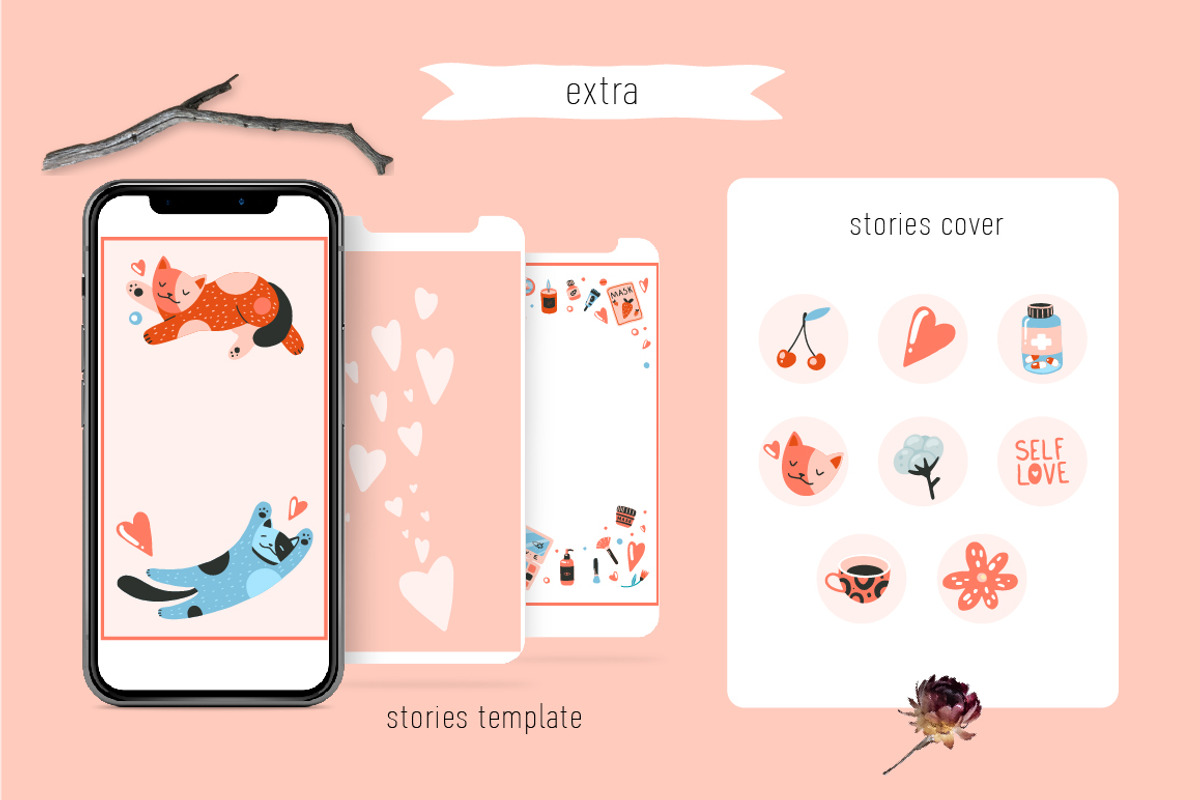 Self care, wellness illustrations, a Healthcare Illustration by WinWinFolly (Photo 6 of 7)