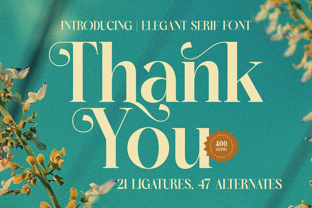 Dudga Baloval Elegant Serif Font, a Serif Font by timelesstype.co (Photo 20 of 20)