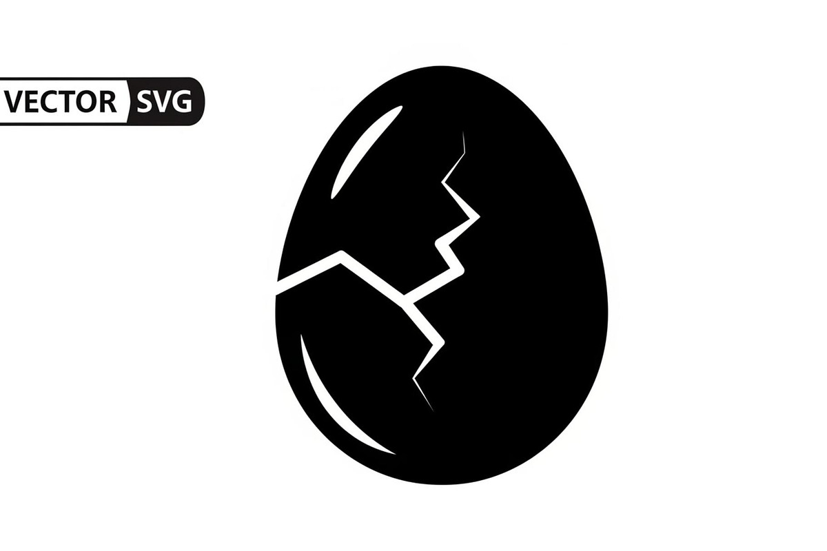 50 Cracked Egg Shell Silhouette, an Illustration by musafir_fashion (Photo 31 of 55)