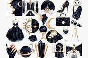 Mystical Celestial Clipart, a Person Illustration by GlamArtZhanna (Thumbnail 3 of 8)